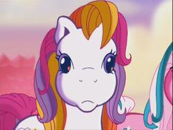 Size: 640x480 | Tagged: safe, screencap, cotton candy (g3), sunny daze (g3), earth pony, pony, g3, the princess promenade, reaction image, solo focus