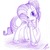 Size: 1280x1280 | Tagged: safe, artist:kyodashiro, rarity, pony, g4, alternate hairstyle, clothes, dress, pole, solo