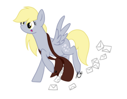 Size: 1967x1524 | Tagged: safe, artist:winterxbreeze, derpy hooves, pegasus, pony, g4, female, letter, mare