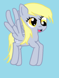 Size: 394x518 | Tagged: safe, artist:xxmakalaxx, derpy hooves, pegasus, pony, g4, female, mare, solo