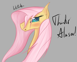 Size: 1000x808 | Tagged: safe, artist:mattatatta, fluttershy, pony, g4, blushing, female, solo