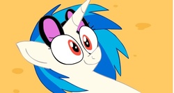 Size: 644x345 | Tagged: safe, artist:animatedjames, dj pon-3, vinyl scratch, pony, unicorn, a tropical octav3, g4, cute, drawing, faic, music, reaction image, video, vinylbetes, youtube, youtube link