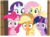 Size: 9745x7203 | Tagged: safe, artist:redpandapony, applejack, fluttershy, pinkie pie, rarity, twilight sparkle, earth pony, pegasus, pony, unicorn, g4, absurd resolution, concerned, female, mare