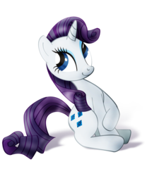 Size: 3155x3500 | Tagged: safe, artist:nicolaykoriagin, rarity, pony, unicorn, g4, female, simple background, sitting, solo, transparent background