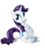 Size: 3155x3500 | Tagged: safe, artist:nicolaykoriagin, rarity, pony, unicorn, g4, female, simple background, sitting, solo, transparent background