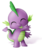 Size: 2285x2753 | Tagged: safe, artist:nicolaykoriagin, spike, dragon, g4, cute, eyes closed, high res, male, simple background, smiling, solo, spikabetes, transparent background