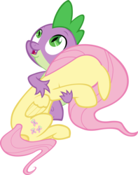 Size: 8651x11000 | Tagged: safe, artist:sillyfoal, fluttershy, spike, g4, absurd resolution, female, male, ship:flutterspike, shipping, straight