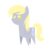 Size: 1700x1600 | Tagged: safe, artist:lunarahartistry, derpy hooves, pegasus, pony, g4, chibi, female, mare, pointy ponies, simple background, solo, transparent background, vector