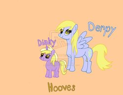 Size: 2779x2157 | Tagged: safe, artist:extragoto10line, derpy hooves, dinky hooves, g4, filly