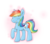 Size: 955x836 | Tagged: safe, artist:albtraumspringer, rainbow dash, pony, g4, female, grin, simple background, solo