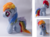 Size: 1397x1036 | Tagged: safe, artist:mmmgaleryjka, rainbow dash, pony, g4, female, filly, filly rainbow dash, irl, photo, plushie, solo, younger