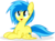 Size: 4078x3036 | Tagged: safe, artist:blueblitzie, oc, oc only, oc:blueberry blitz, pegasus, pony, simple background, solo, transparent background, vector