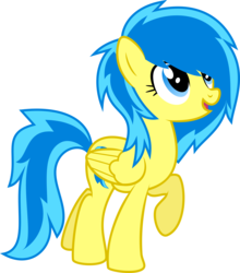 Size: 3175x3615 | Tagged: safe, artist:blueblitzie, oc, oc only, oc:blueberry blitz, pegasus, pony, simple background, solo, transparent background, vector