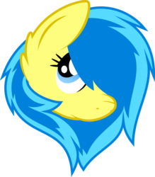 Size: 3223x3678 | Tagged: safe, artist:blueblitzie, oc, oc only, oc:blueberry blitz, pony, head, solo