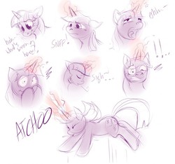 Size: 856x800 | Tagged: source needed, safe, artist:catbutt, twilight sparkle, g4, fetish, nostril flare, sneezing, sneezing fetish