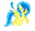 Size: 4500x4000 | Tagged: safe, artist:northernthestar, oc, oc only, oc:blueberry blitz, oc:dewy shine, pegasus, pony, absurd resolution, female, mare, simple background, solo, transparent background, vector