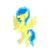 Size: 900x932 | Tagged: safe, artist:greenknight1, oc, oc only, oc:blueberry blitz, pegasus, pony, happy, solo