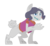 Size: 800x738 | Tagged: safe, artist:dbkit, rarity, diamond dog, g4, diamond dogified, female diamond dog, raridog, simple background, solo, species swap, transparent background