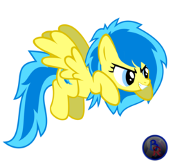Size: 917x872 | Tagged: safe, artist:mlpblueray, oc, oc only, oc:blueberry blitz, pegasus, pony, simple background, solo, transparent background, vector
