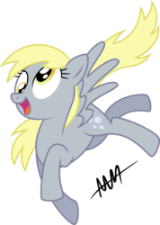 Size: 4756x6675 | Tagged: safe, artist:drewdini, derpy hooves, pegasus, pony, g4, absurd resolution, female, happy, mare, simple background, solo, transparent background, vector