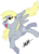 Size: 4756x6675 | Tagged: safe, artist:drewdini, derpy hooves, pegasus, pony, g4, absurd resolution, female, happy, mare, simple background, solo, transparent background, vector