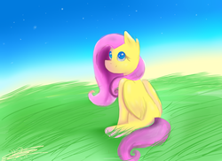 Size: 5500x4000 | Tagged: safe, artist:leasmile, fluttershy, pony, g4, female, solo