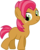 Size: 2644x3287 | Tagged: safe, artist:sunran80, edit, babs seed, earth pony, pony, g4, adorababs, blank flank, cute, female, simple background, solo, transparent background, vector