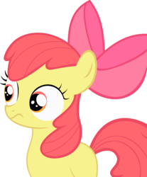 Size: 2773x3354 | Tagged: safe, artist:becool362, apple bloom, g4, reaction image, simple background, transparent background, vector