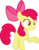 Size: 5999x7621 | Tagged: dead source, safe, apple bloom, earth pony, pony, g4, absurd resolution, female, reaction image, simple background, solo, transparent background, vector