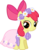 Size: 4996x6455 | Tagged: dead source, safe, apple bloom, pony, a canterlot wedding, g4, absurd resolution, bridesmaid dress, clothes, dress, female, floral head wreath, flower, flower girl, simple background, solo, transparent background, vector