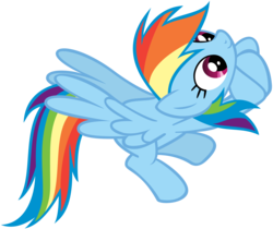 Size: 3544x2970 | Tagged: artist needed, source needed, useless source url, safe, rainbow dash, pegasus, pony, cute, dashabetes, female, flying, mare, simple background, solo, transparent background, vector, wings