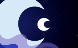 Size: 1920x1200 | Tagged: safe, artist:flamevulture17, princess luna, g4, crescent moon, moon, wallpaper