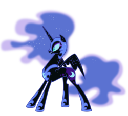 Size: 4400x4000 | Tagged: safe, artist:90sigma, nightmare moon, alicorn, pony, g4, .svg available, absurd resolution, female, mare, scared, simple background, solo, svg, transparent background, vector