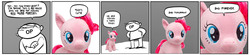 Size: 1468x323 | Tagged: safe, pinkie pie, g4, build-a-bear, comic, irl, nedroid, party cat, photo, plushie