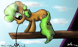 Size: 1280x778 | Tagged: safe, artist:neko-me, apple brown betty, earth pony, pony, g4, 30 minute art challenge, apple family member, background pony, female, mare, solo