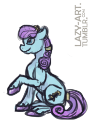 Size: 1137x1500 | Tagged: safe, sapphire joy, crystal pony, pony, g4, 30 minute art challenge