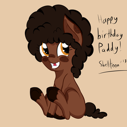 Size: 3000x3000 | Tagged: safe, artist:shelltoon, oc, oc only, oc:rice paddy, pony, simple background, solo