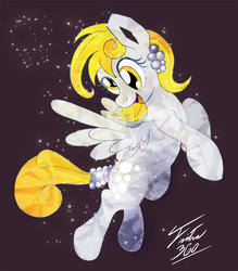 Size: 837x955 | Tagged: safe, artist:tsitra360, derpy hooves, pegasus, pony, g4, crystallized, female, mare, solo