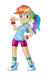 Size: 846x1245 | Tagged: dead source, safe, artist:gatodelfuturo, rainbow dash, human, g4, converse, female, humanized, shoes, simple background, solo, transparent background