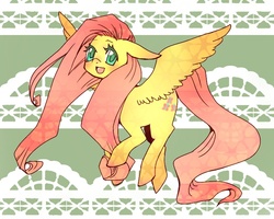 Size: 750x600 | Tagged: safe, artist:ryama, fluttershy, pony, g4, female, pixiv, solo