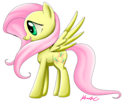 Size: 700x585 | Tagged: safe, artist:sanraia, fluttershy, pony, g4, female, solo