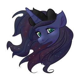 Size: 1000x1000 | Tagged: safe, artist:xylobell, princess luna, pony, g4, female, solo