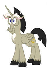 Size: 795x1225 | Tagged: safe, artist:aleximusprime, discord, alicorn, pony, g4, accord (alicorn), male, ponified, simple background, solo, transparent background