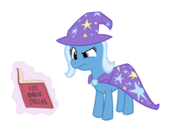 Size: 2567x2009 | Tagged: safe, artist:scritchy, trixie, pony, unicorn, g4, book, female, magic, mare, reading, solo