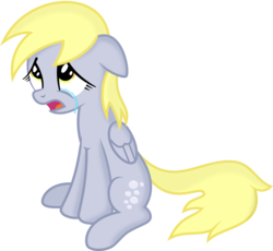 Size: 10329x9507 | Tagged: safe, artist:tryhardbrony, derpy hooves, pegasus, pony, g4, absurd resolution, crying, female, mare, sad, solo