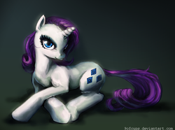 Size: 650x484 | Tagged: safe, artist:9ofcups, rarity, pony, g4, female, solo