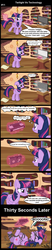 Size: 1100x5277 | Tagged: safe, artist:sintakhra, twilight sparkle, alicorn, pony, g4, comic, female, mare, television, twilight sparkle (alicorn), twilight vs technology, vhs