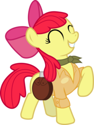 Size: 4502x6000 | Tagged: safe, artist:masem, idw, apple bloom, earth pony, pony, g4, absurd resolution, idw showified, simple background, solo, transparent background, vector, zoologist