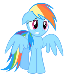 Size: 2300x2695 | Tagged: safe, artist:nethear, rainbow dash, g4, simple background, transparent background, vector