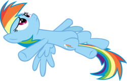 Size: 5761x3665 | Tagged: safe, artist:scrimpeh, rainbow dash, pegasus, pony, g4, read it and weep, female, mare, simple background, solo, transparent background, vector